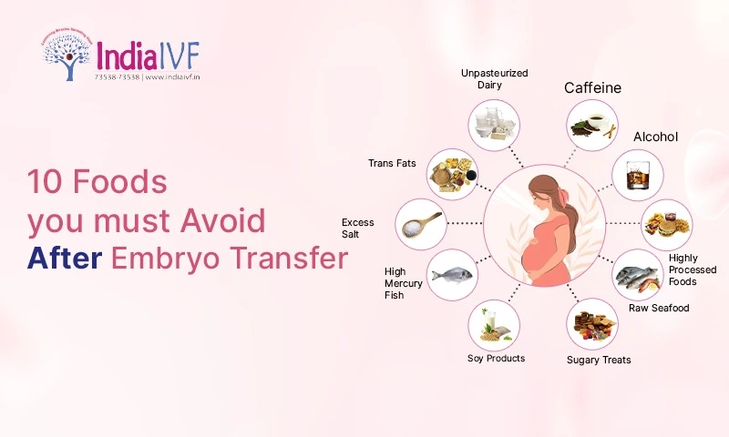 10 Foods you must Avoid After Embryo Transfer